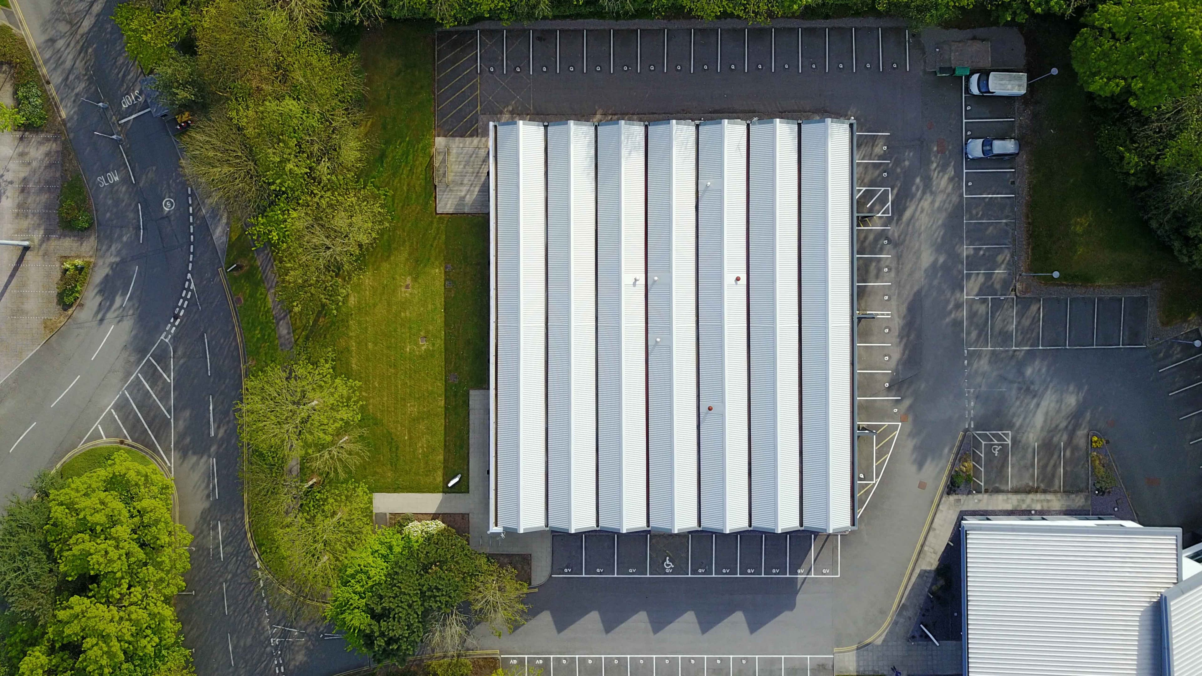 Refresh roof and wall on Cypress House Cardiff