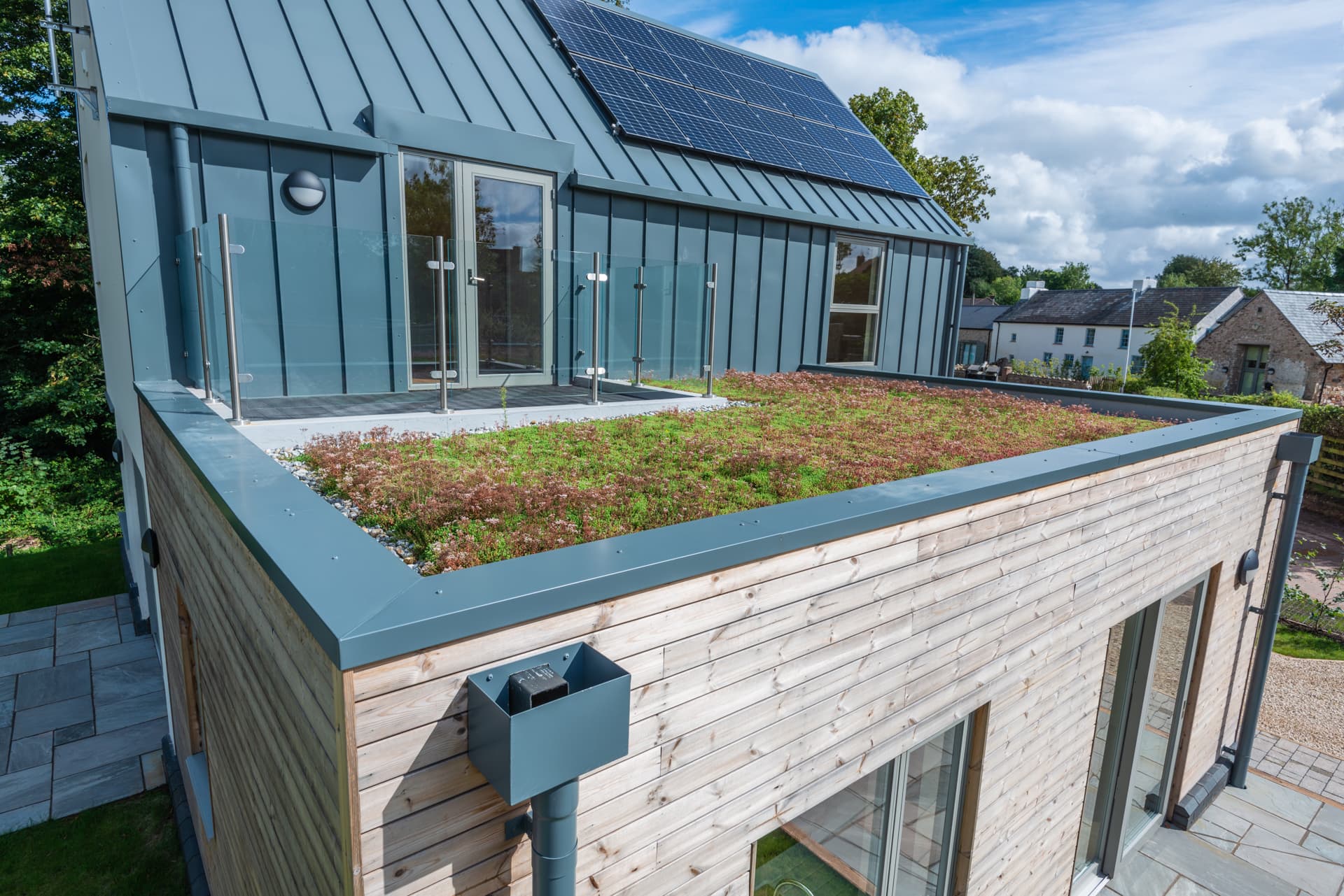 Flashings installed at St Fagans