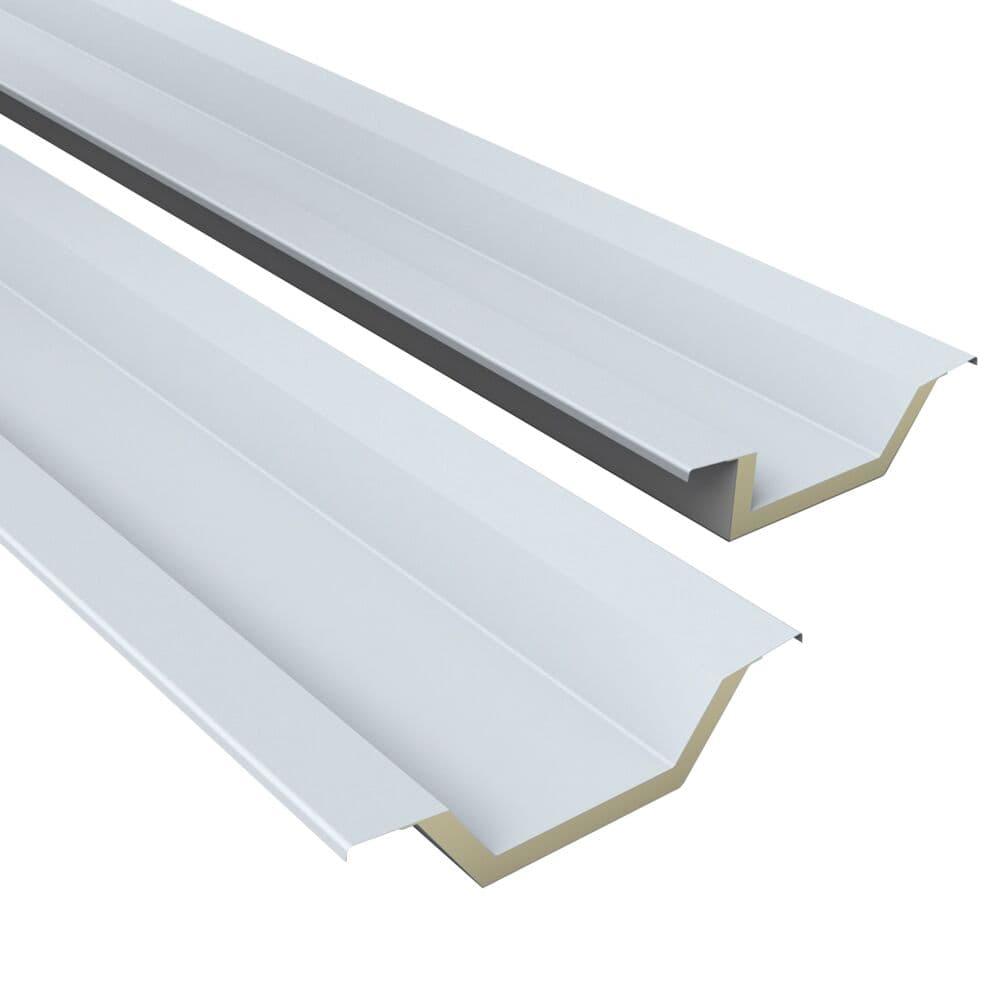 Composite Gutter Mineral Wool render