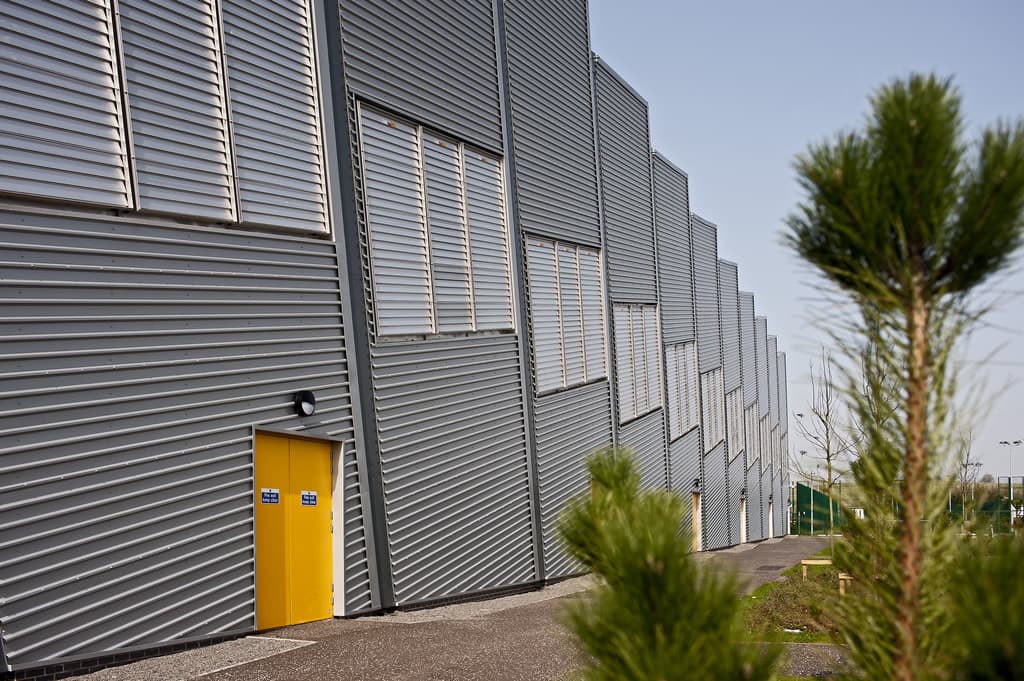 Sinusoidal wall profile horizontal