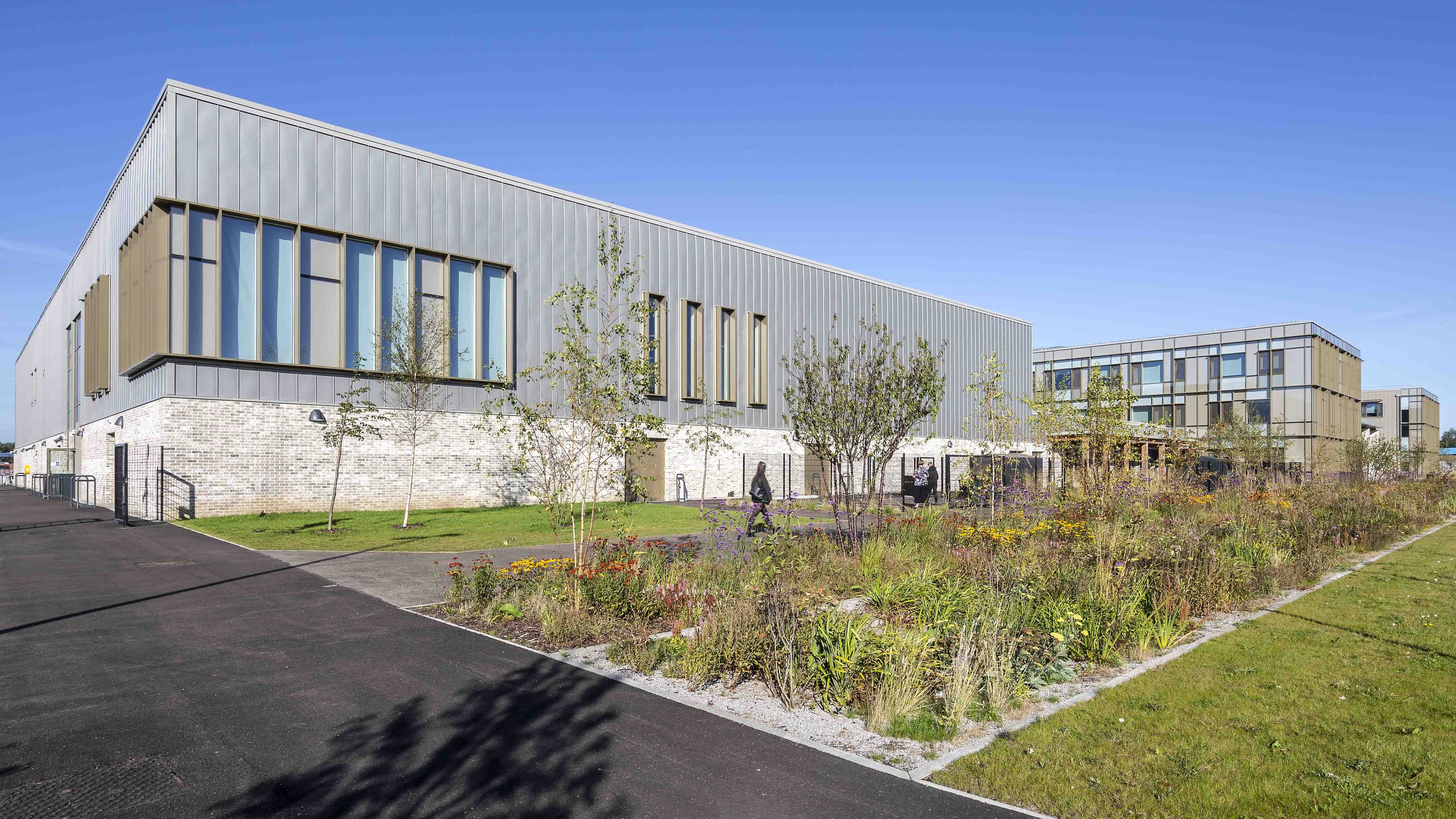 Court Yard of St Columba's and Woodmill High Schools