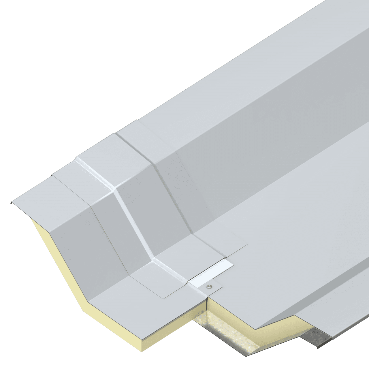 Composite membrane gutter