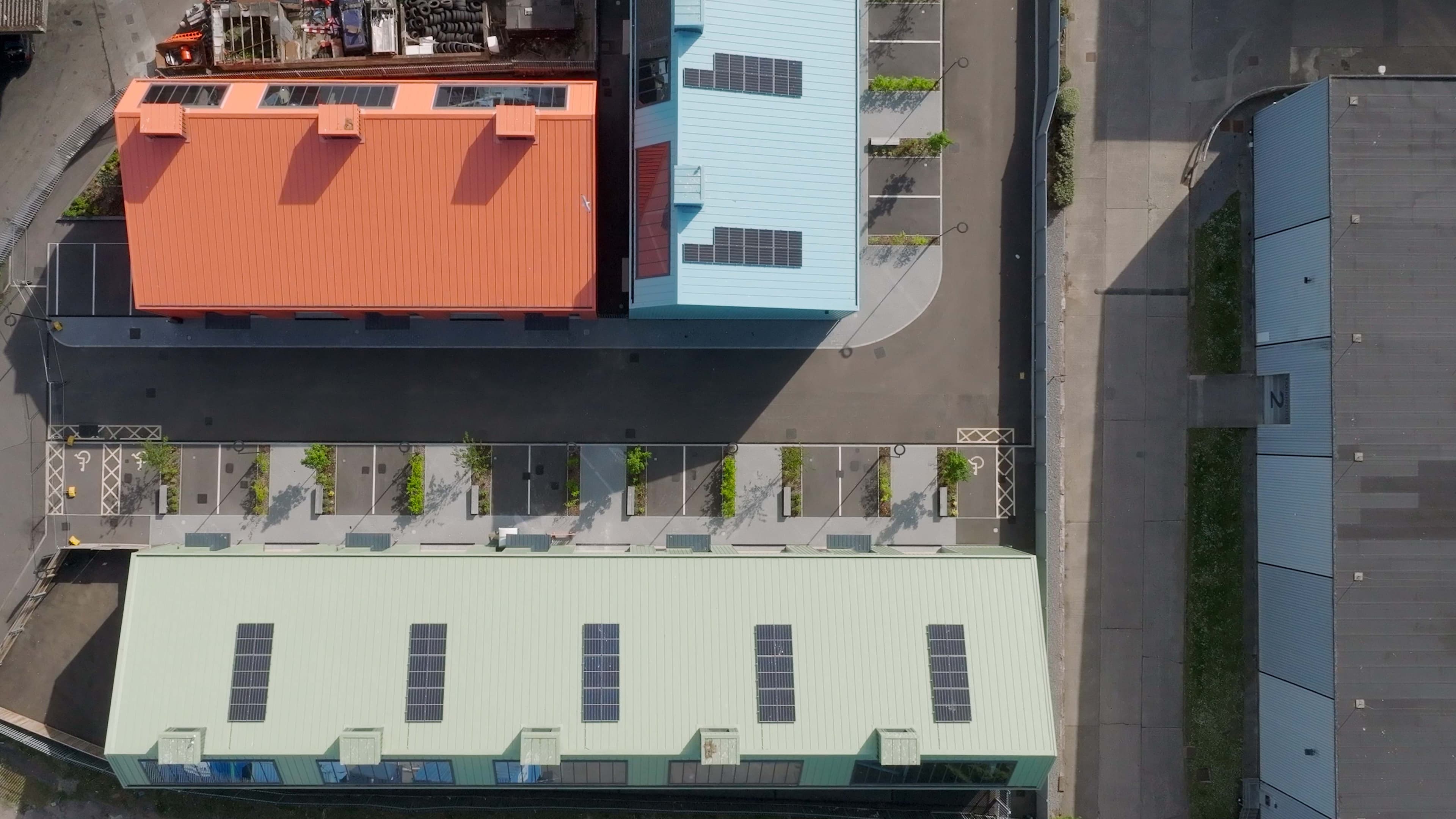 View of new Industrial Units