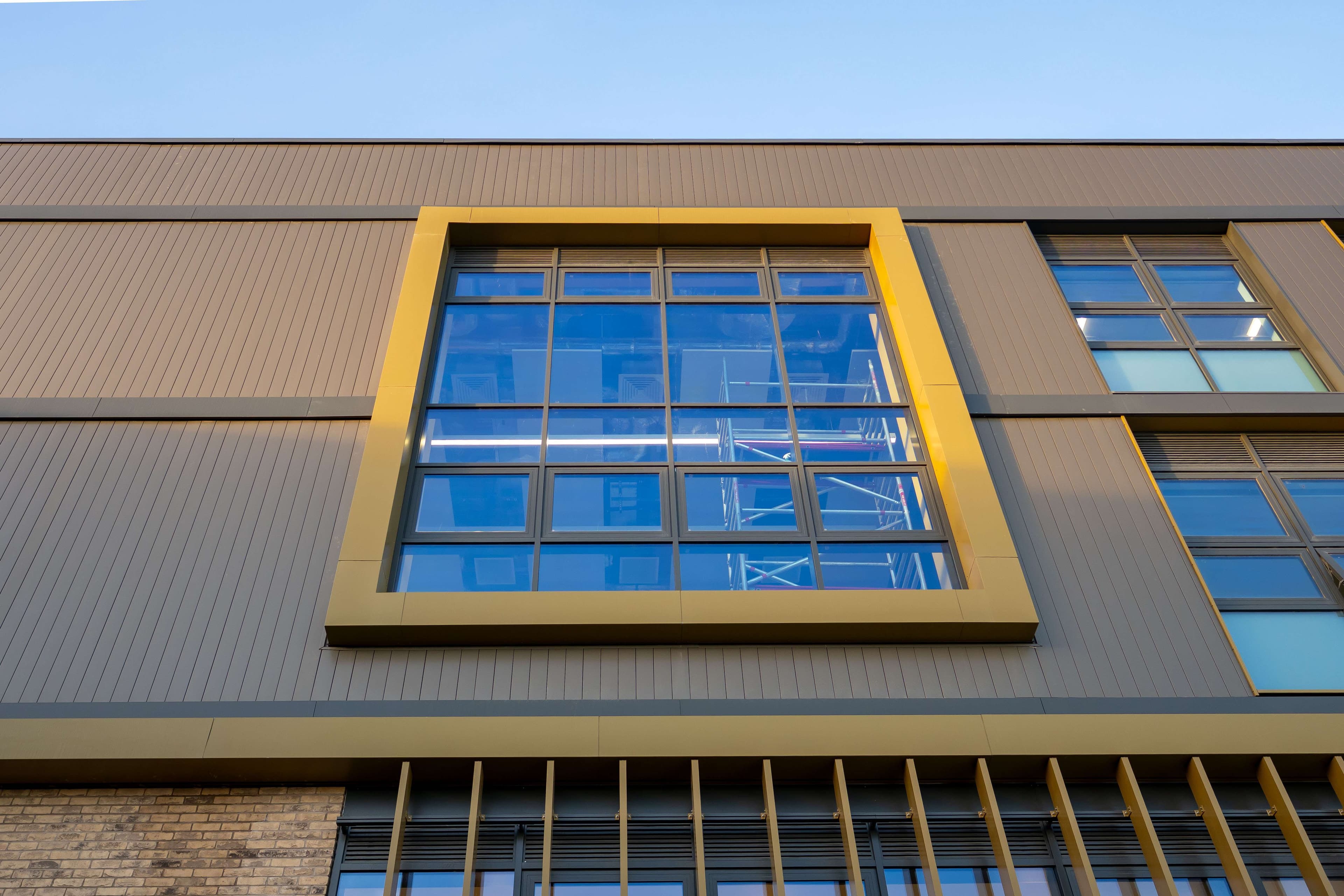 Fairwater campus close image of window detailing