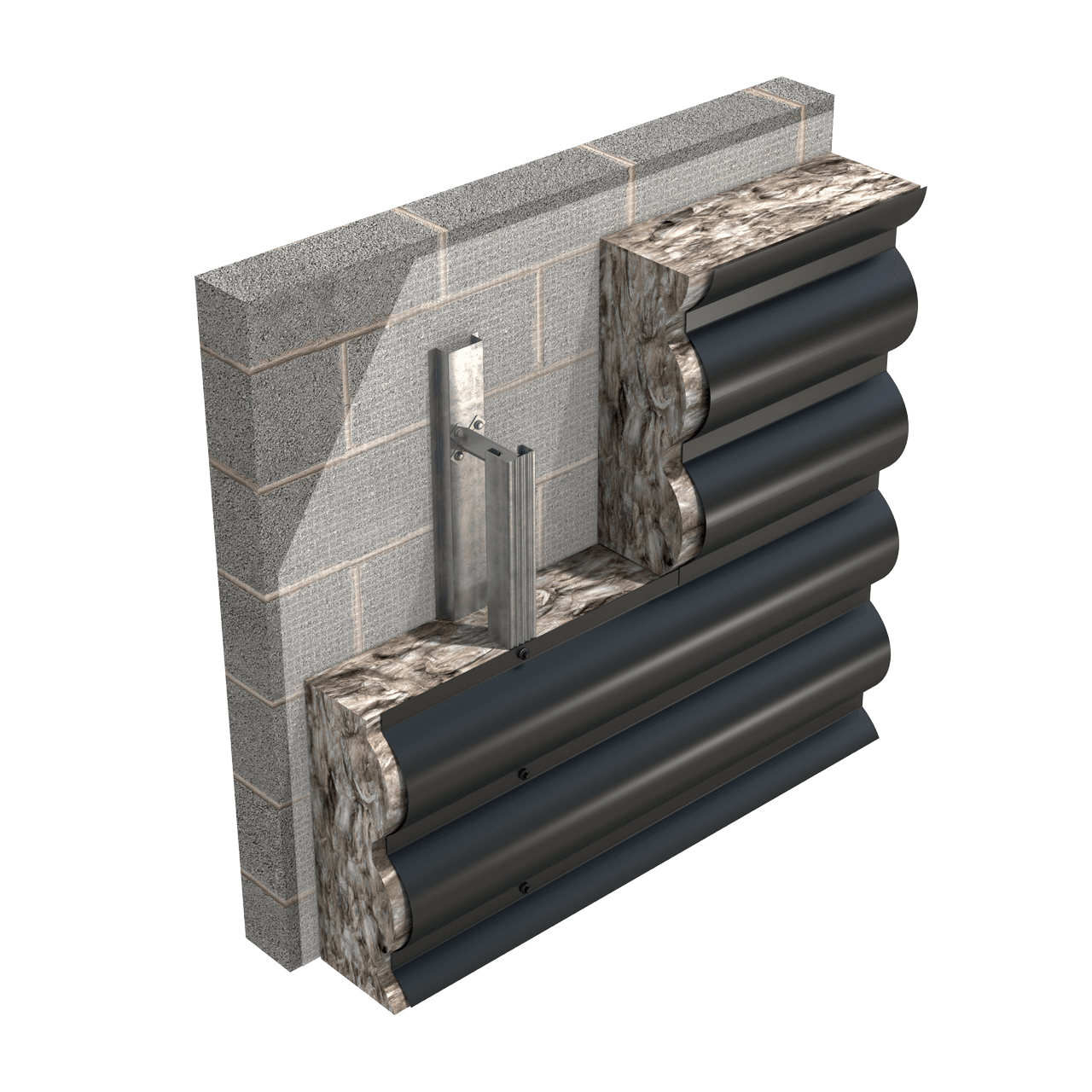 Refresh wall with Half round profile