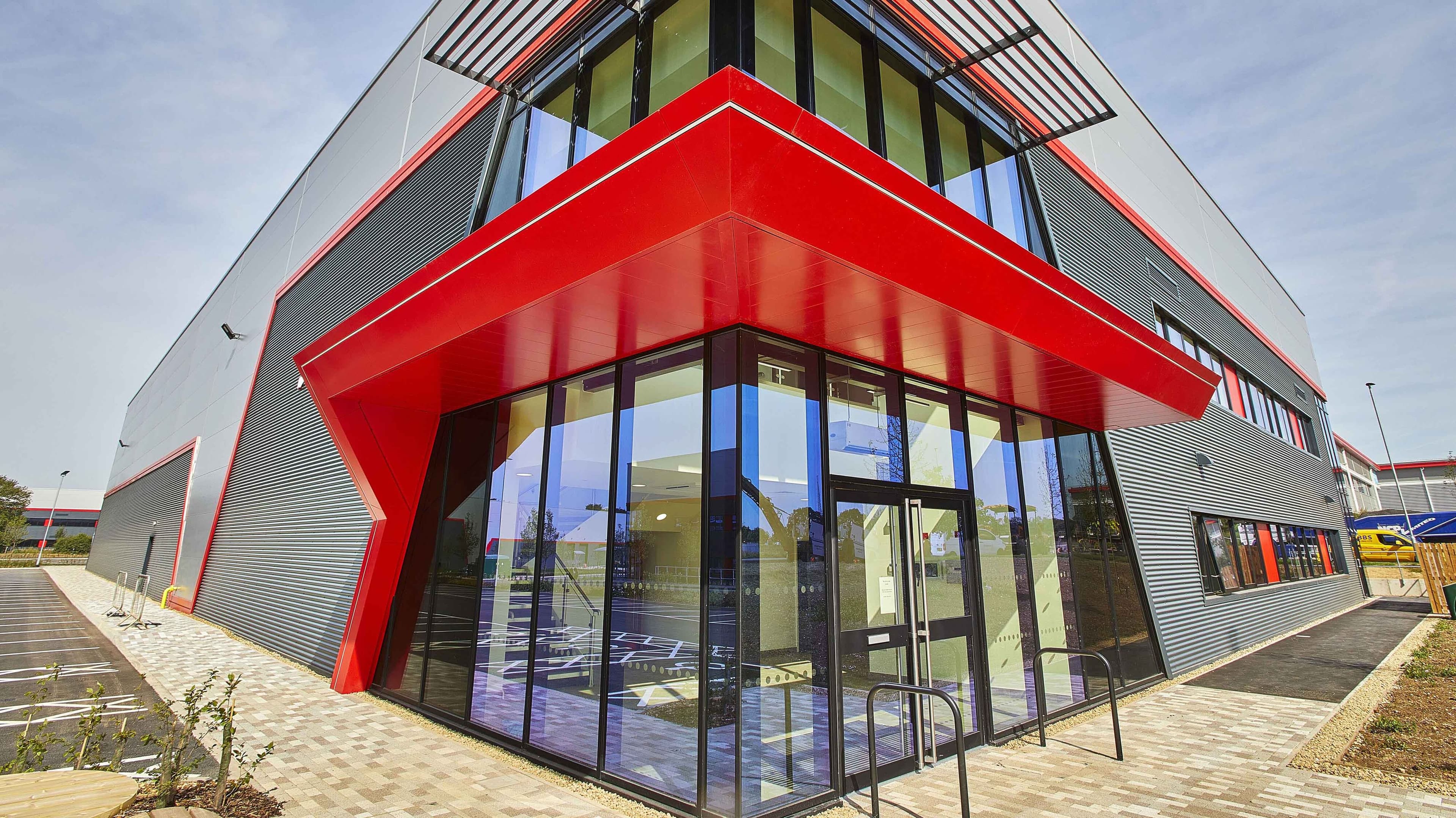 Silverstone park front entrance view