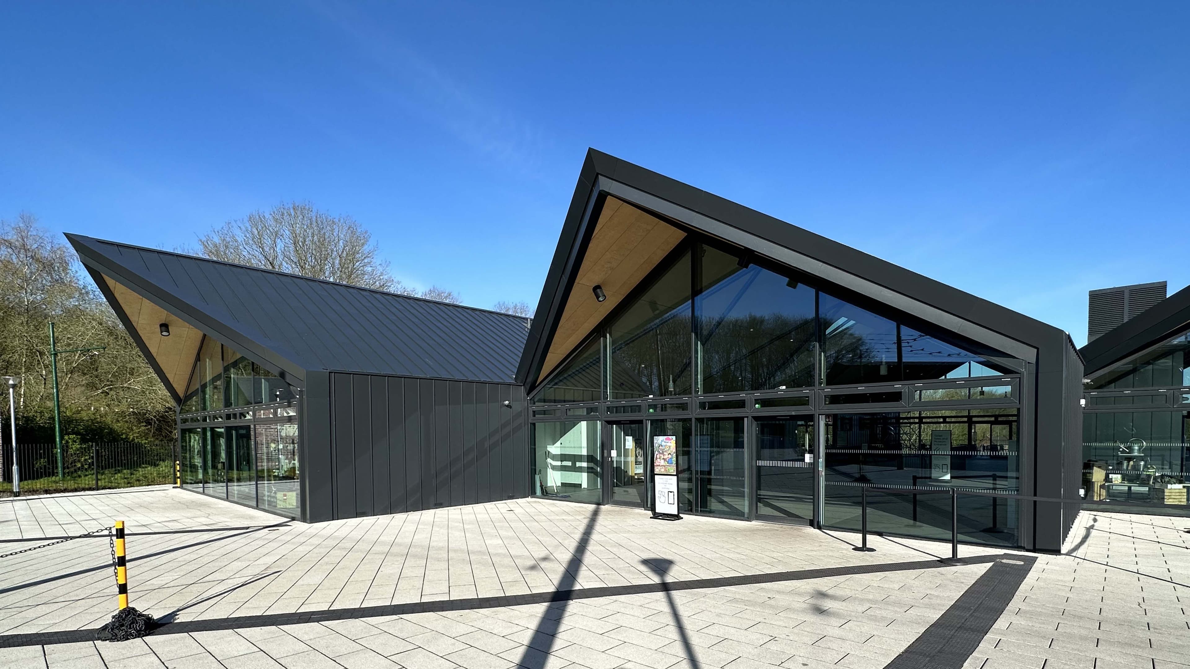 Vieo roof used on museum