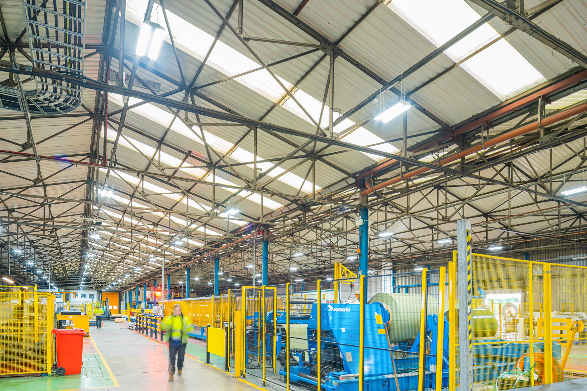 Euroclad's factory in Cardiff